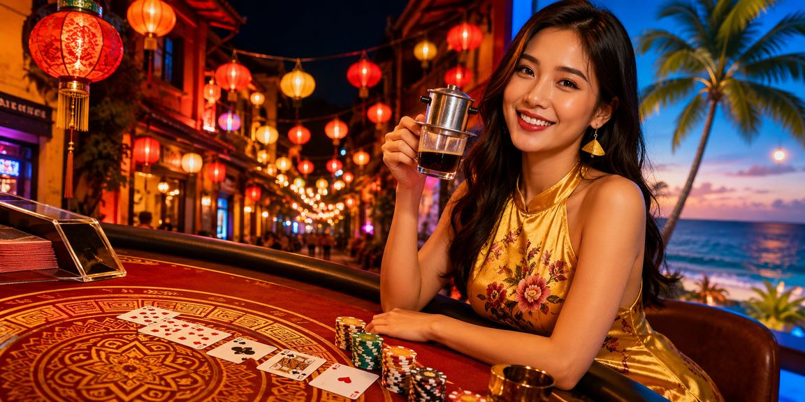 Người chơi Hà Nội thưởng thức cà phê và chơi baccarat VIP trên works2