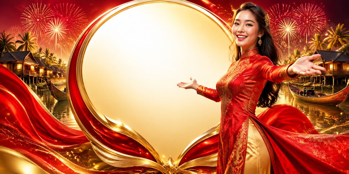Người phụ nữ mặc áo dài chơi slot casino tại vùng đồng bằng sông Cửu Long